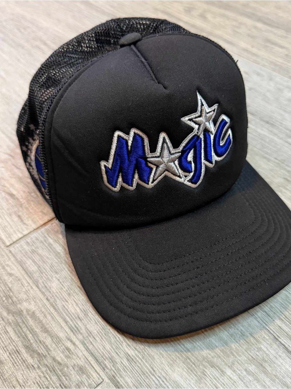 Vintage Orlando Magic Mitchell & Ness Hardwood Classics NBA Foam Trucker Hat